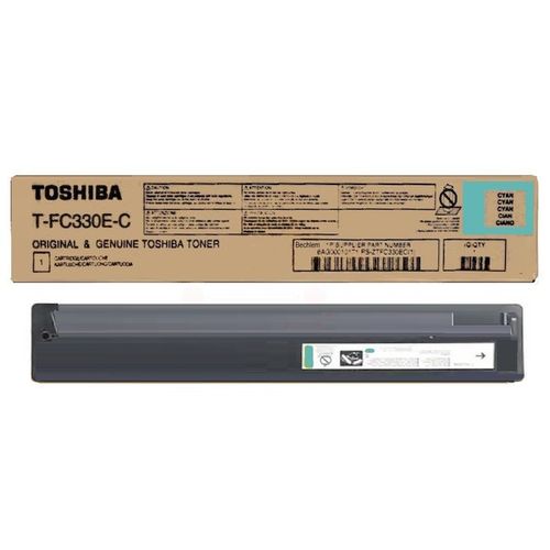 Toshiba 6AJ00000259/T-FC200EC Toner-Kit cyan, 33.600 Seiten