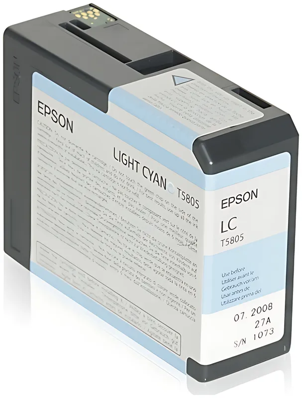 Epson C13T580500/T5805 Tintenpatrone cyan hell 80ml