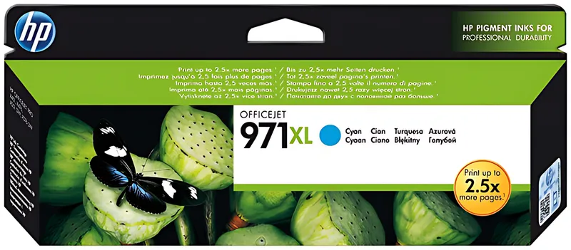 HP 971XL Cyan Patrone