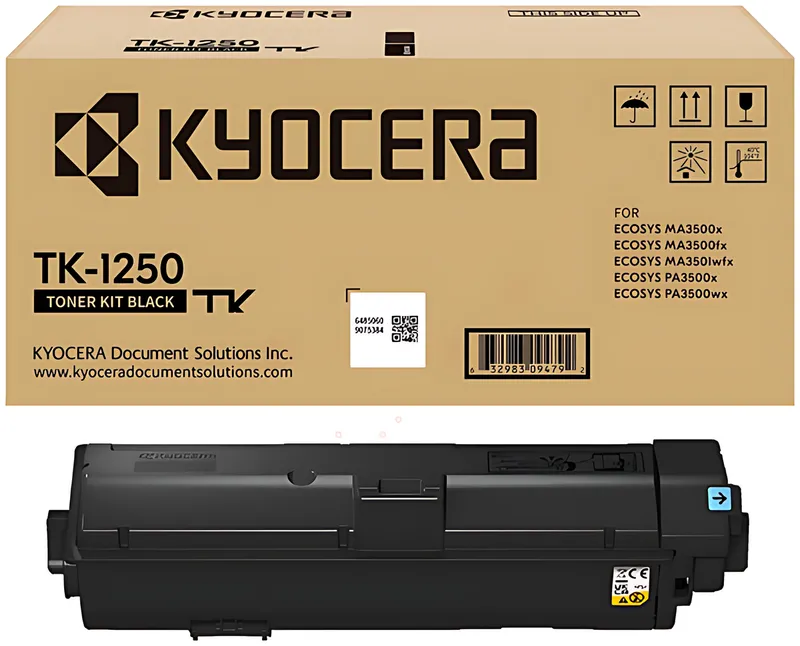 Kyocera 1T0C3H0NL0/TK-1250 Toner-Kit, 3.000 Seiten ISO/IEC 19752