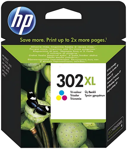 HP F6U67AE/302XL Druckkopfpatrone color High-Capacity, 300 Seiten ISO/IEC 24711 8ml