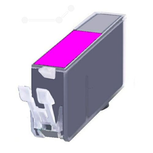 Kompatibel PRICCLI521M Tintenpatrone magenta, 725 Seiten 10ml (ersetzt Canon CLI-521M)