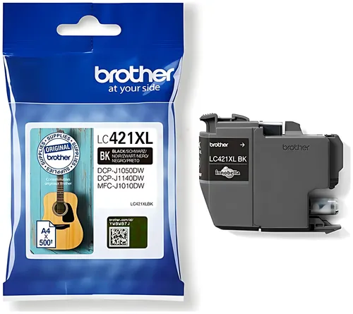 Brother LC-421XLBK Tintenpatrone schwarz, 500 Seiten