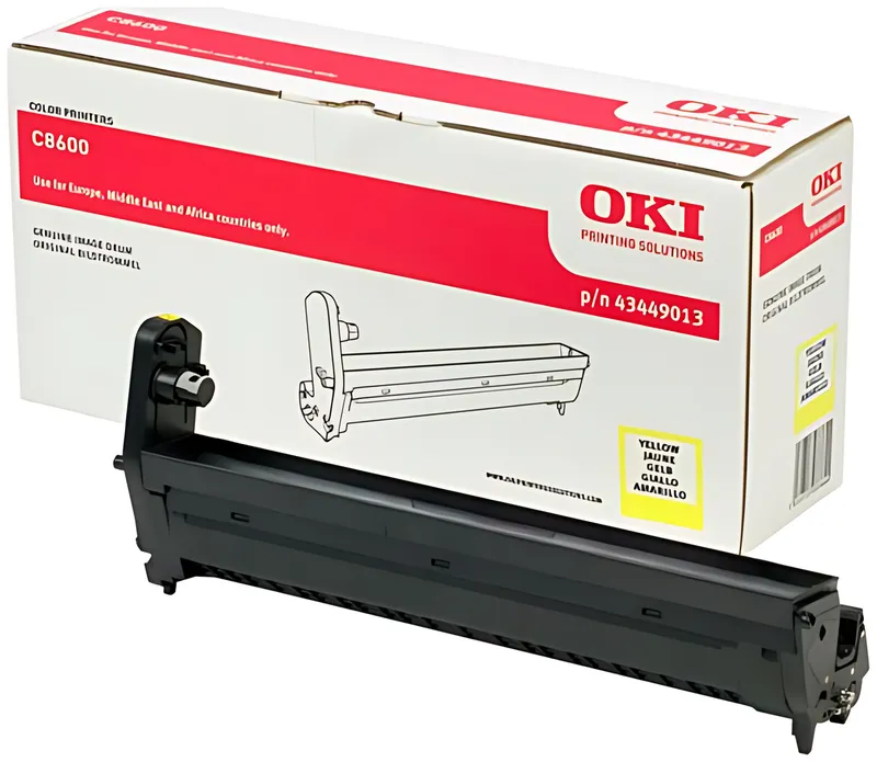 OKI 43449013 Drum Kit gelb, 20.000 Seiten/5%