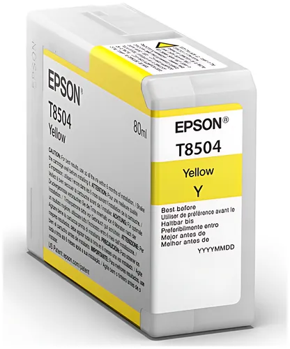 Epson C13T850400/T8504 Tintenpatrone gelb 80ml