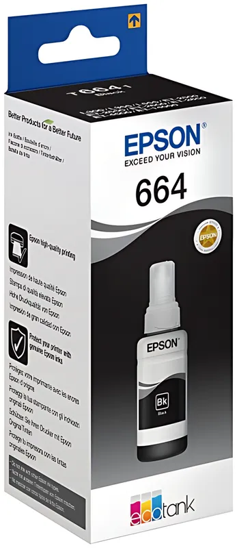 Epson C13T664140/664 Tintenflasche schwarz, 4.000 Seiten 70ml