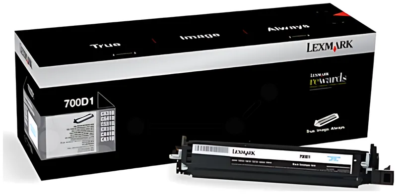 Lexmark 70C0D10/700D1 Entwicklereinheit schwarz, 40.000 Seiten ISO/IEC 19798