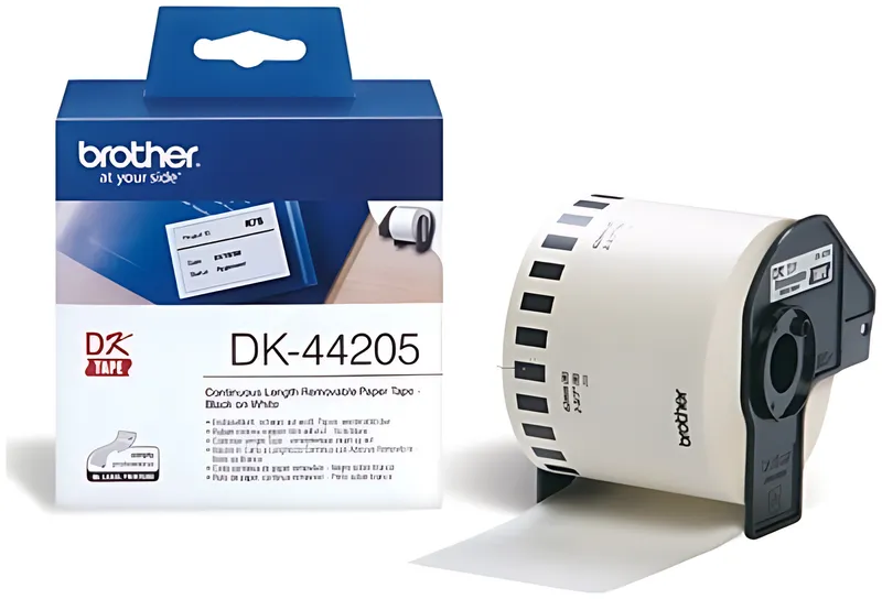 Brother DK-44205 DirectLabel Etiketten weiss Papier 62mm x 30,48m