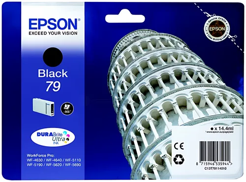 Epson C13T79114010/79 Tintenpatrone schwarz, 900 Seiten 14.4ml