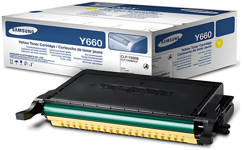 Samsung CLP-Y660B/ELS/Y660 Toner gelb, 5.000 Seiten ISO/IEC 19798