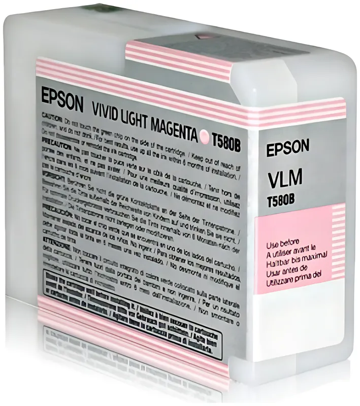 Epson C13T580B00/T580B Tintenpatrone magenta hell 80ml