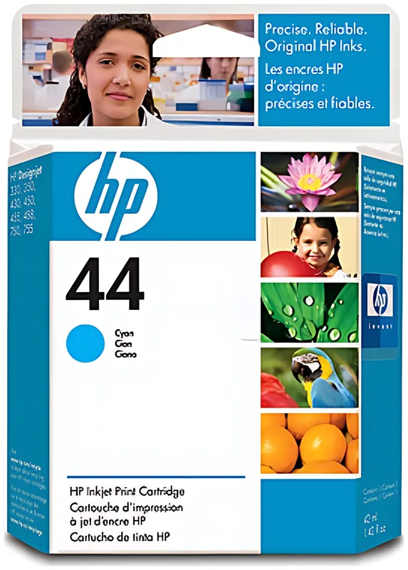 HP 51644CE/44 Druckkopfpatrone cyan, 1.600 Seiten ISO/IEC 24711 42ml