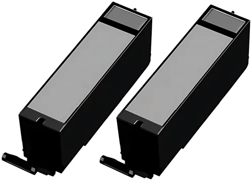 Kompatibel PRICPGI570PGBKXLGTWIN Tintenpatrone schwarz pigmentiert Doppelpack VE=2 (ersetzt Canon PGI-570PGBKXL)
