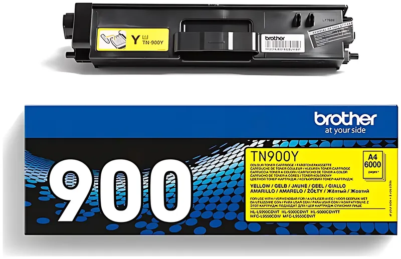 Brother TN-900Y Toner-Kit gelb, 6.000 Seiten ISO/IEC 19798