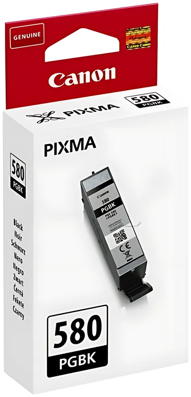 Canon 2078C001/PGI-580PGBK Tintenpatrone schwarz, 200 Seiten ISO/IEC 24711 11,2ml
