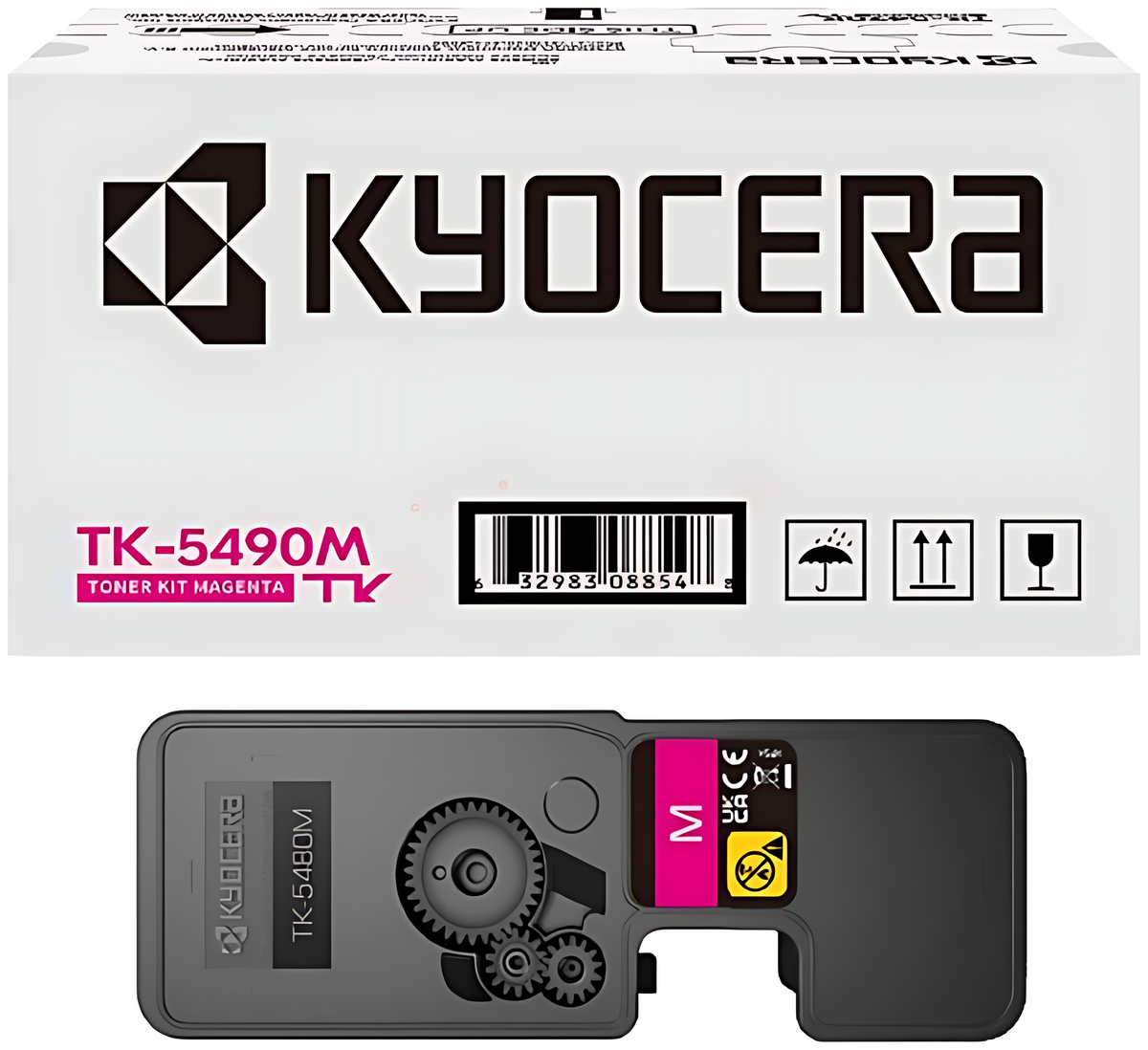 Kyocera 1T0C22BNL1/TK-5490M Toner-Kit magenta, 2.400 Seiten ISO/IEC 19798