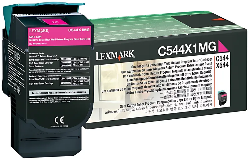 Lexmark C544X1MG Toner magenta extra High-Capacity return program, 4.000 Seiten ISO/IEC 19798