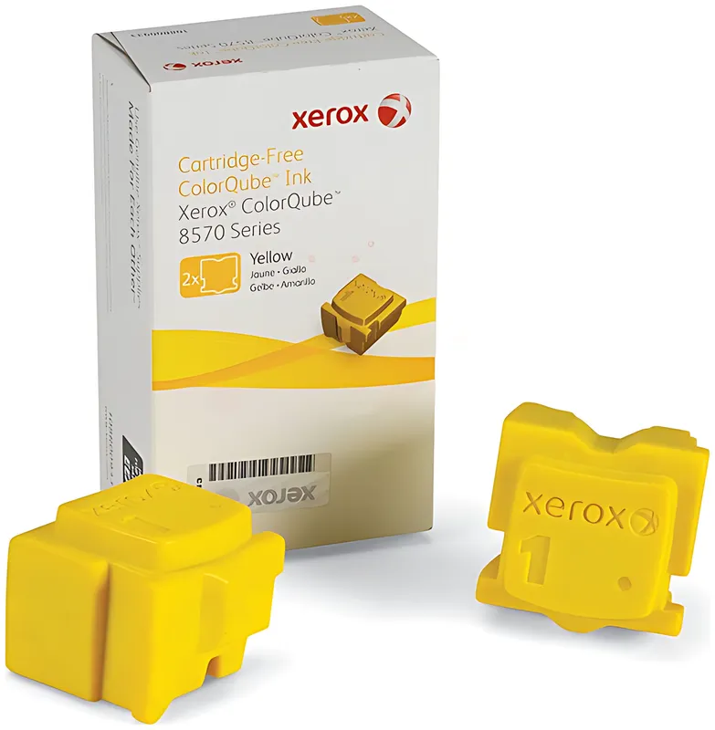 Xerox 108R00933 Festtinte in Color-Stix gelb Doppelpack, 2x4.400 Seiten VE=2