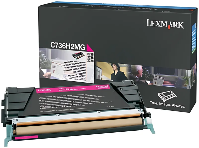 Lexmark C736H2MG Toner-Kit magenta, 10.000 Seiten/5%