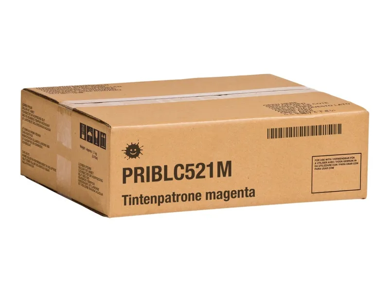 Kompatibel PRIBLC521M Tintenpatrone magenta, 500 Seiten (ersetzt Brother LC521M)