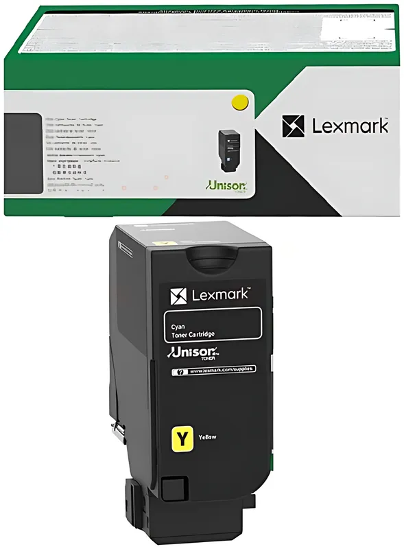 Lexmark 71C2XY0 Toner-Kit gelb extra High-Capacity return program, 12.500 Seiten ISO/IEC 19752