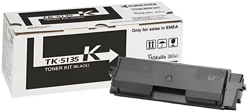 Kyocera 1T02PA0NL0/TK-5135K Toner-Kit schwarz, 10.000 Seiten/5%