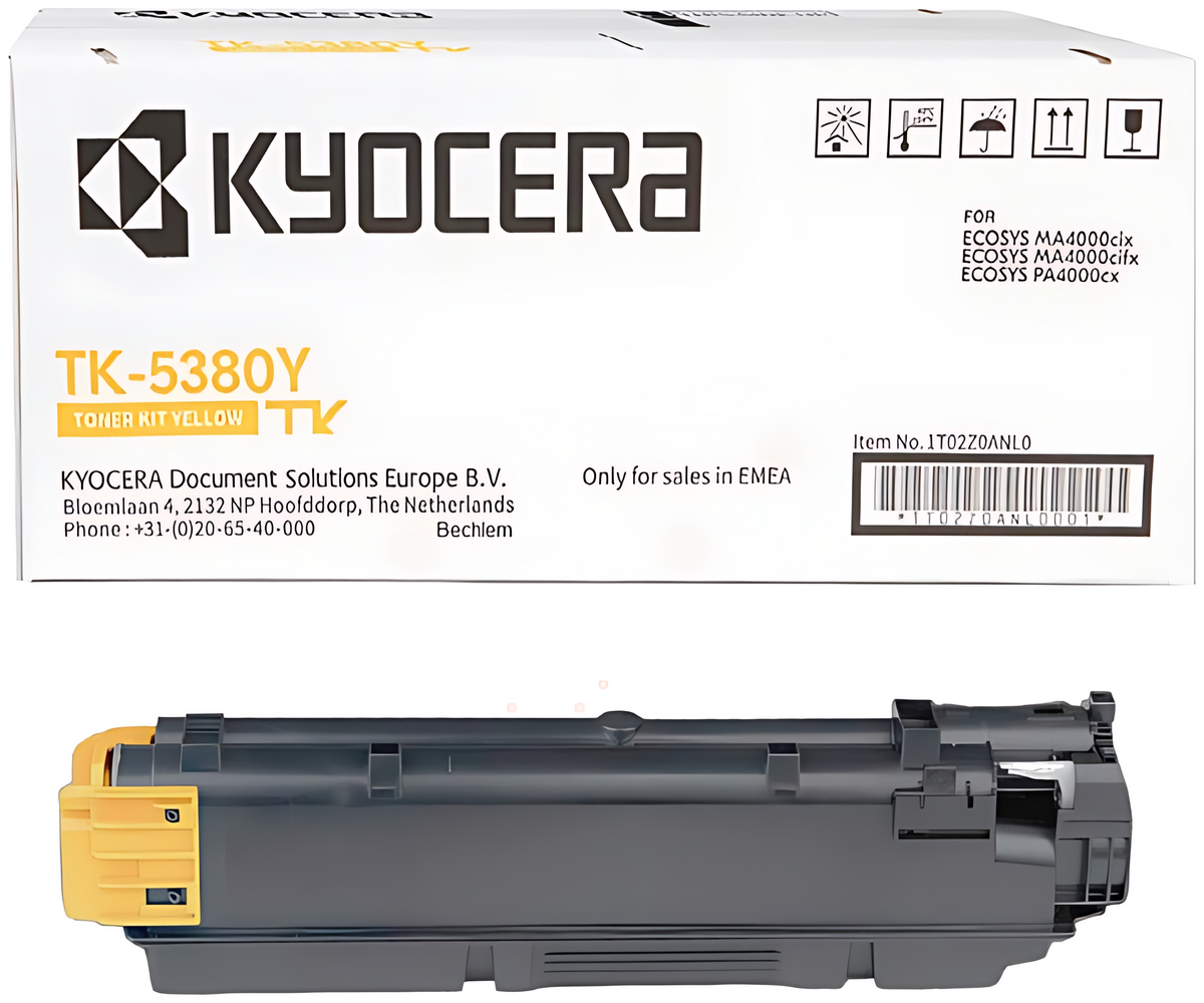 Kyocera 1T02Z1ANL0/TK-5390Y Toner-Kit gelb, 13.000 Seiten ISO/IEC 19752