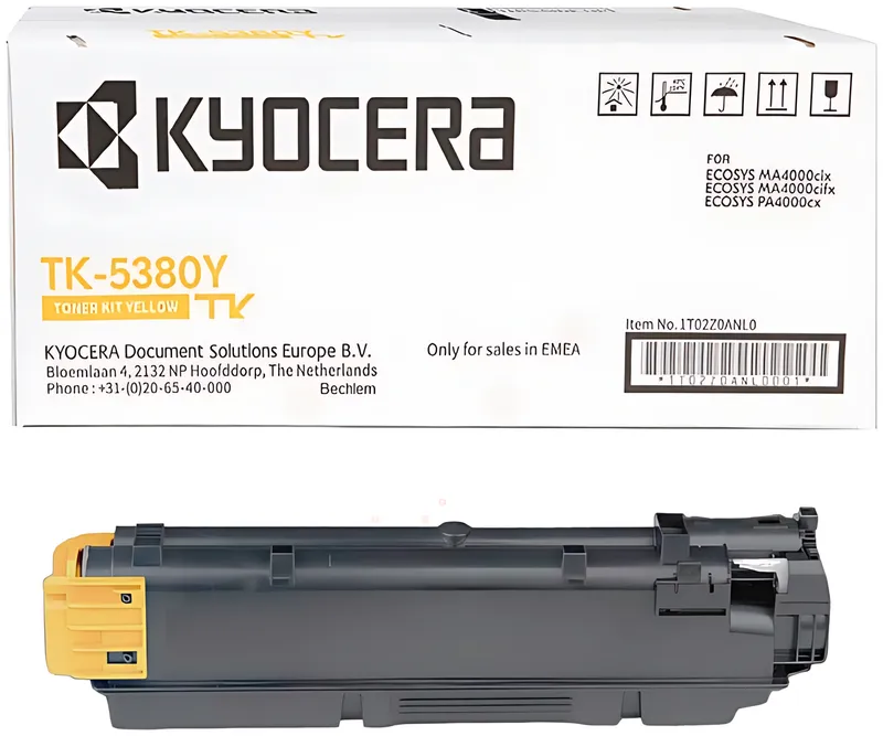 Kyocera 1T02Z1ANL0/TK-5390Y Toner-Kit gelb, 13.000 Seiten ISO/IEC 19752