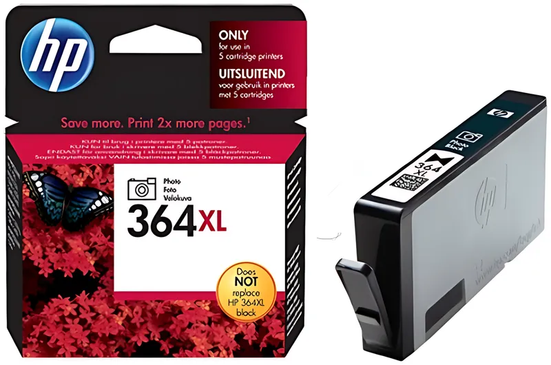 HP CB322EE/364XL Tintenpatrone schwarz foto High-Capacity, 290 Seiten 290 Fotos 7ml