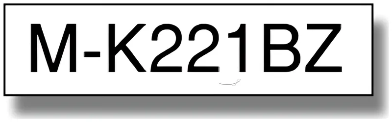 Brother MK-221BZ P-Touch Farbband