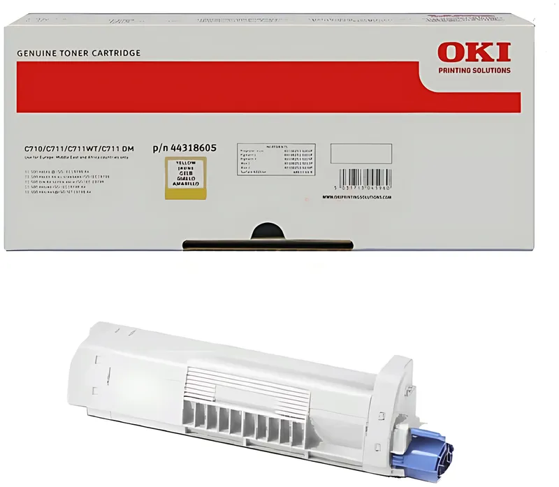 OKI 44318605 Toner gelb, 11.500 Seiten ISO/IEC 19798