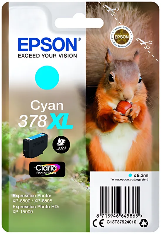 Epson 378XL Cyan Tintenpatrone