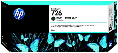 HP CH575A/726 Tintenpatrone schwarz matt 300ml