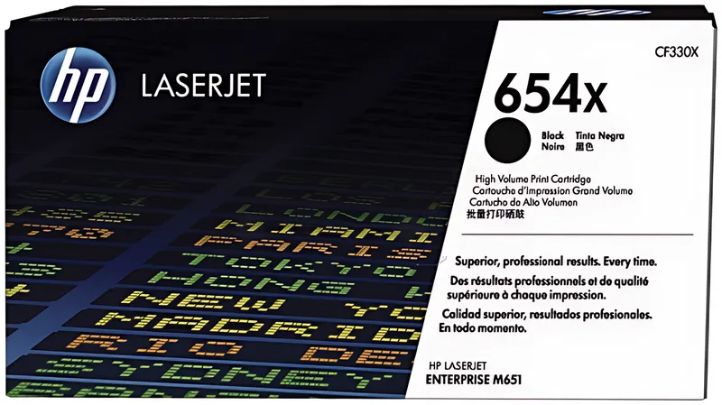 HP 654X / CF330X Toner schwarz