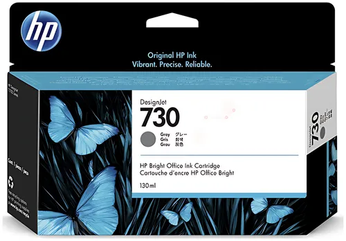 HP P2V66A/730 Tintenpatrone grau 130ml