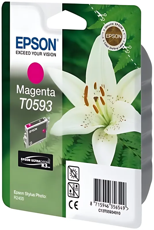 Epson C13T05934010/T0593 Tintenpatrone magenta, 520 Seiten 13ml