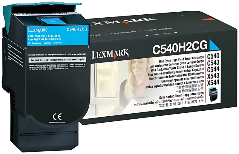 Lexmark C540H2CG Toner cyan, 2.000 Seiten ISO/IEC 19798