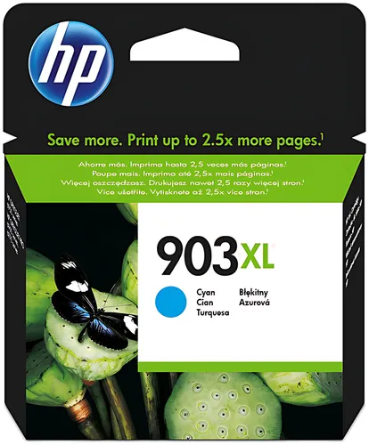 HP T6M03AE/903XL Tintenpatrone cyan High-Capacity, 750 Seiten 8.5ml