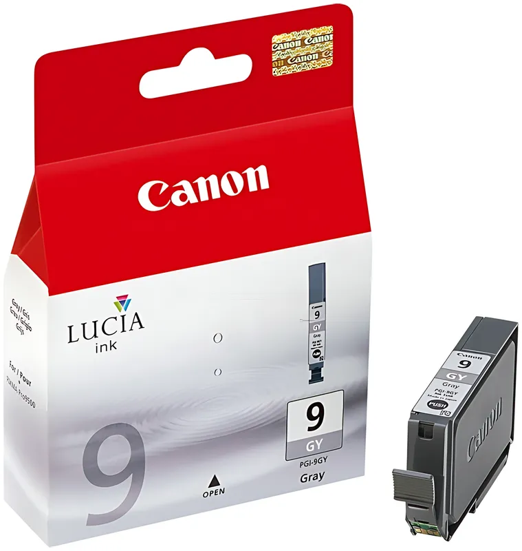 Canon 1042B001/PGI-9GY Tintenpatrone grau, 1.150 Seiten/5% 14ml