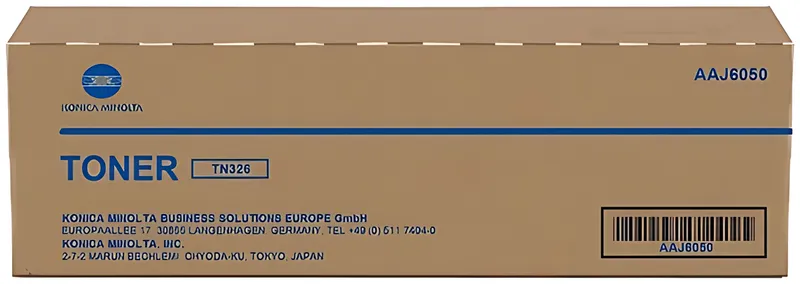 Konica Minolta AAJ6050/TN-326 Toner-Kit, 30.000 Seiten