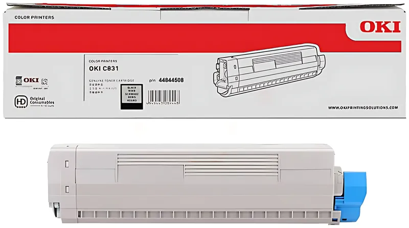 OKI 44844508 Toner-Kit schwarz, 10.000 Seiten