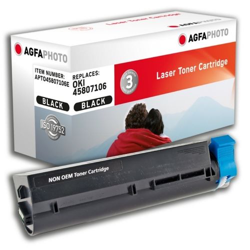 AgfaPhoto APTO45807106E Toner-Kit, 7.000 Seiten 170 Gramm (ersetzt OKI 45807106)