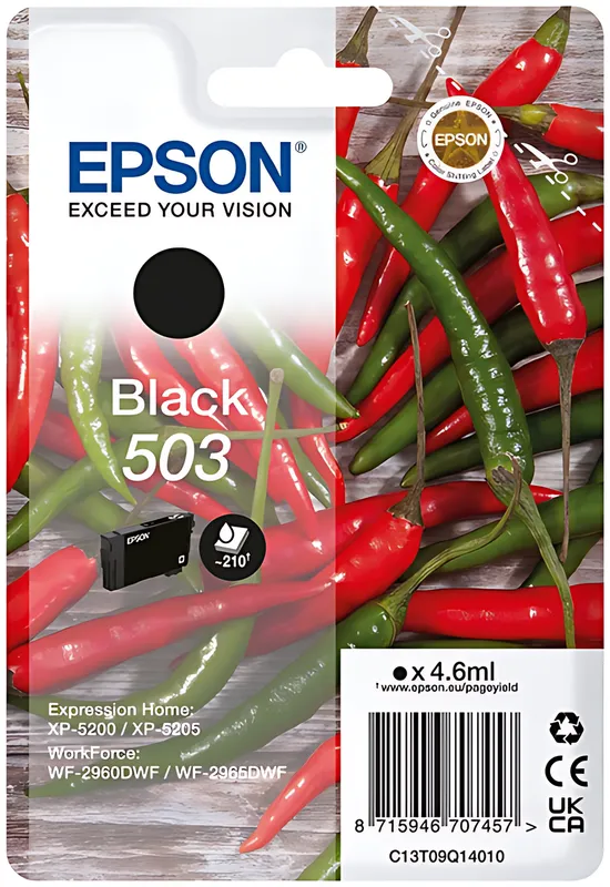 Epson 503 schwarze Tintenpatrone