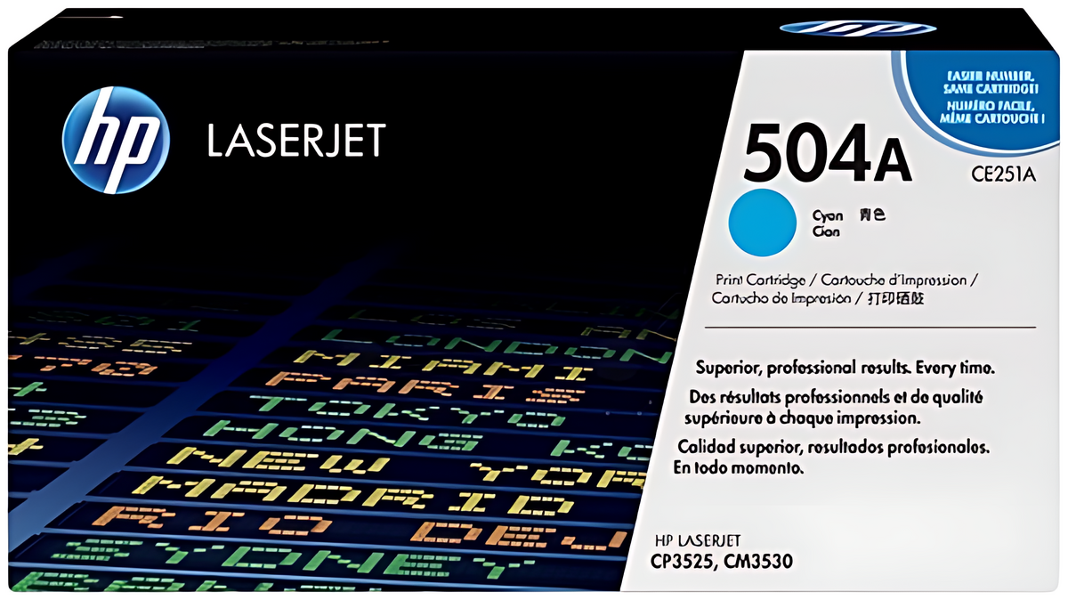 HP CE251A/504A Tonerkartusche cyan, 7.000 Seiten ISO/IEC 19798