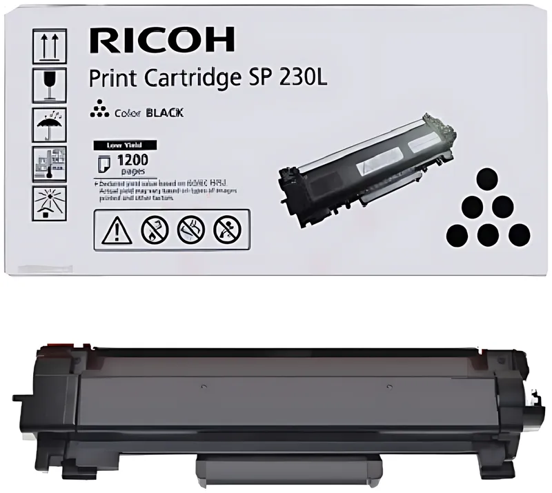 Ricoh 408295/TYPE SP230L Toner-Kit, 1.200 Seiten ISO/IEC 19752
