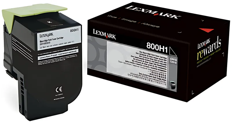 Lexmark 80C0H10/800H1 Toner-Kit schwarz, 4.000 Seiten ISO/IEC 19798