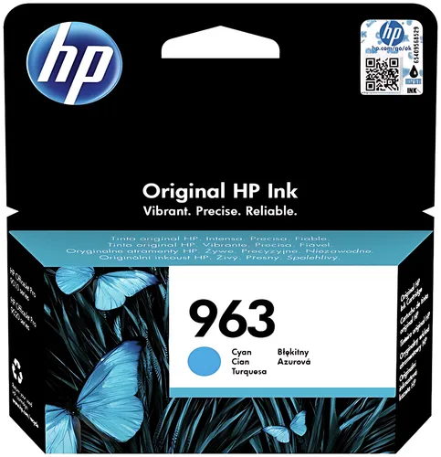 HP 3JA23AE/963 Tintenpatrone cyan, 700 Seiten 10.74ml