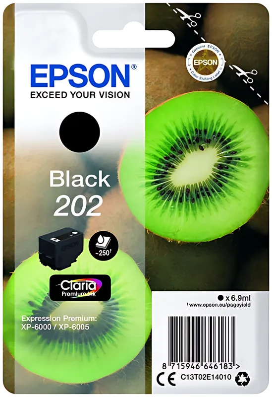 Epson 202 Tintenpatrone schwarz