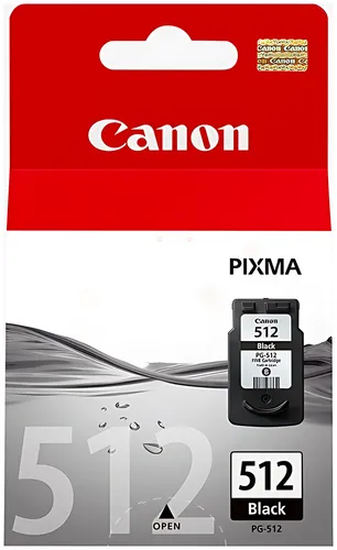 Canon 2969B001/PG-512 Druckkopfpatrone schwarz pigmentiert, 401 Seiten ISO/IEC 19752 15ml