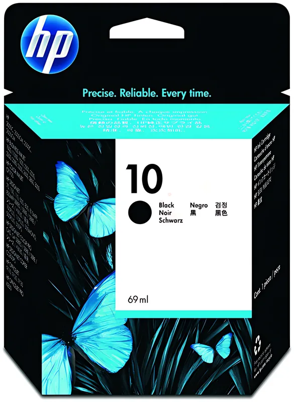 HP 10 Tintenpatrone schwarz